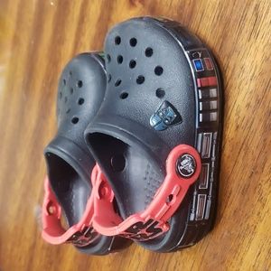 Darth Vader Light up Crocs Size 6c